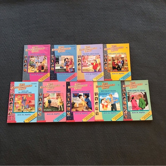 Vintage Ann M. Martin The Baby Sitters Club Paperback Books 1-8 + Classic - Picture 1 of 2